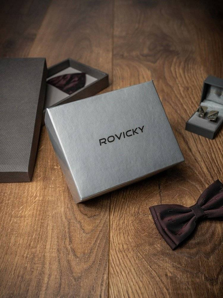 Hladký pánský opasek s klasickou sponou, pravá kůže - Rovicky