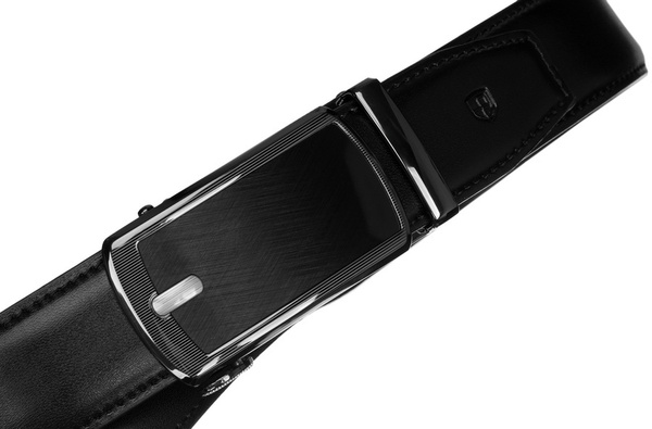 Pánský business pásek s elegantní automatickou sponou
