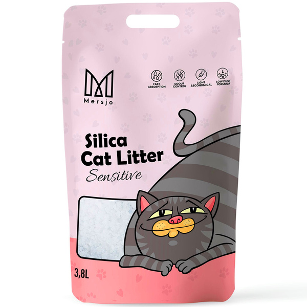 Silikonová podestýlka pro kočky Mersjo Sensitive 5x3,8L