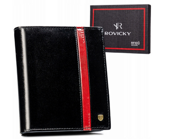 Velká, kožená pánská peněženka bez zapínání