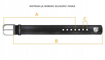 Pánský kožený opasek s tradiční kovovou přezkou