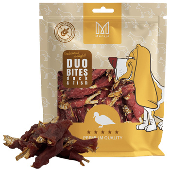 Pamlsek pro psy Duo Flavors – Kachna s rybičkami Mersjo 300g