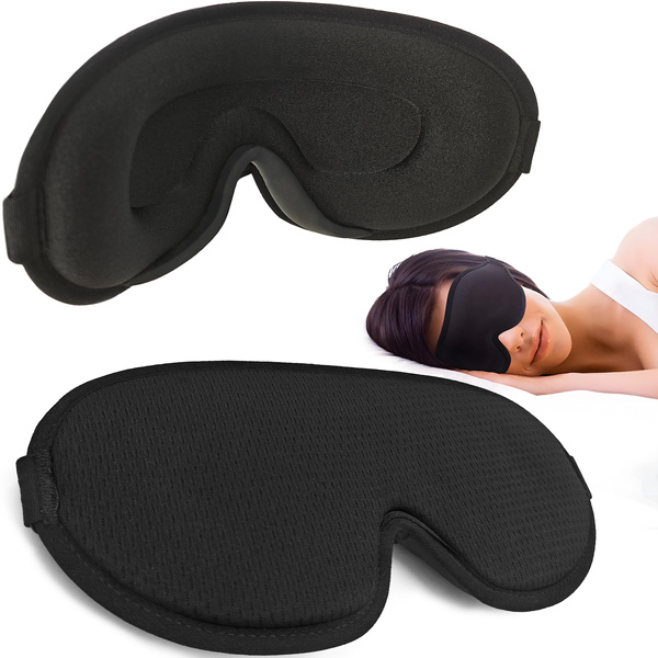 Maska na oči na spaní s nastavitelným páskem - SLEEPY 3D