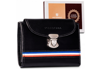 Dámská kožená peněženka s RFID systémem