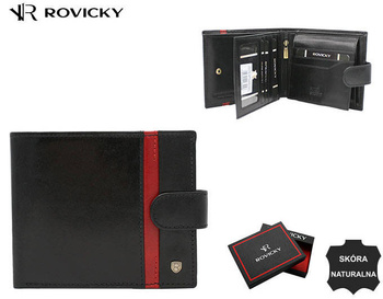Velká elegantní pánská peněženka z přírodní kůže