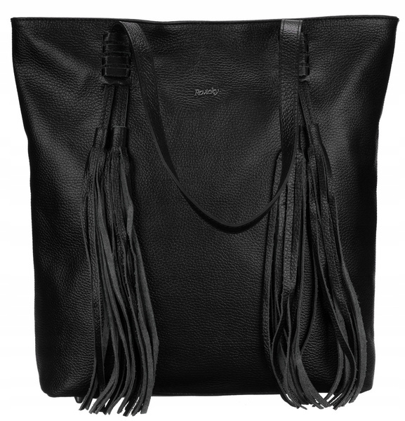 Velká dámská shopper taška s třásněmi