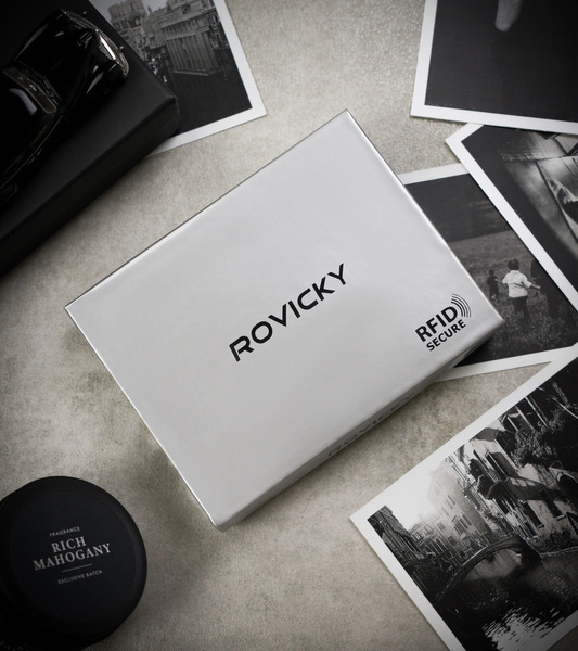 Kožená pánská peněženka na karty se systémem RFID Protect-