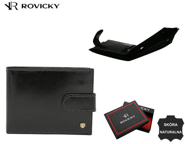 Kožená pánská peněženka s RFID systémem