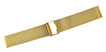 Zlatý mřížkový náramek 20mm 301G20