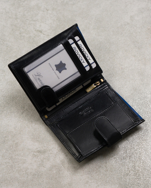 Kožená pánská peněženka na karty se systémem RFID Protect-