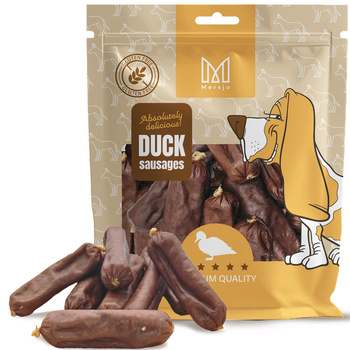 Pochoutka pro psy - Mersjo kachní párky 500g