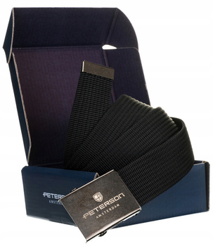 Rustikální popruhový pás s kovovou sponou