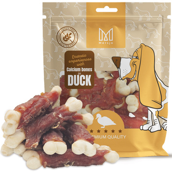 Pochoutka pro psy - Mersjo kostičky s vápníkem a kachnou 500g