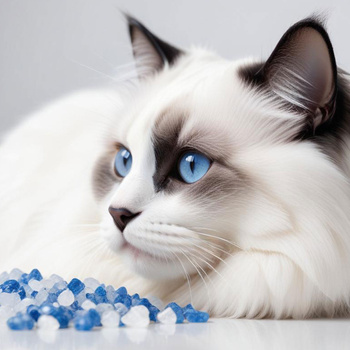 Silikonová podestýlka pro kočky Mersjo Neutrální 5x3,8L