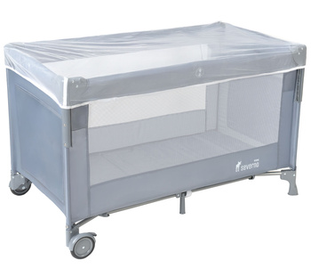 Cestovní postýlka skládací přístavná Close To Mommy šedá 125x65cm