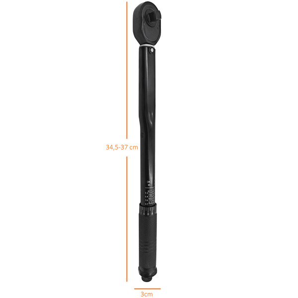 Přesný momentový klíč 3/8" 7-112 Nm s aretací + pouzdro