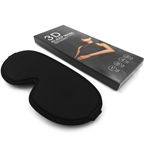 Maska na oči na spaní s nastavitelným páskem - SLEEPY 3D