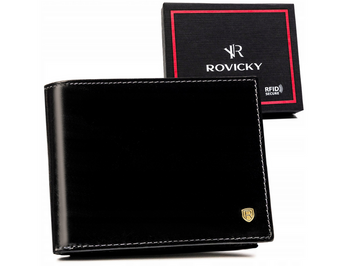 Kožená pánská peněženka s RFID systémem
