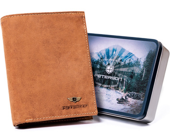 Pánská kožená peněženka se systémem RFID Protect