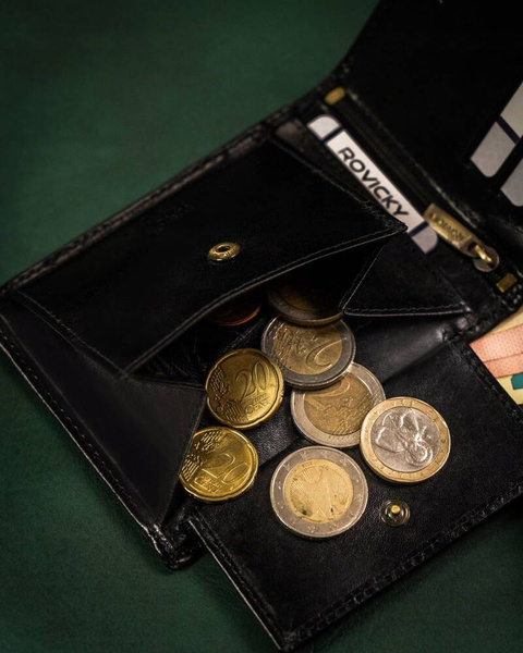 Kožená pánská peněženka s RFID systémem