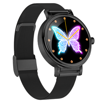 Rnbe64 Dámské Chytré Hodinky - Monitor Krevního Tlaku, Pulzní Oxymetr (Sr013d)